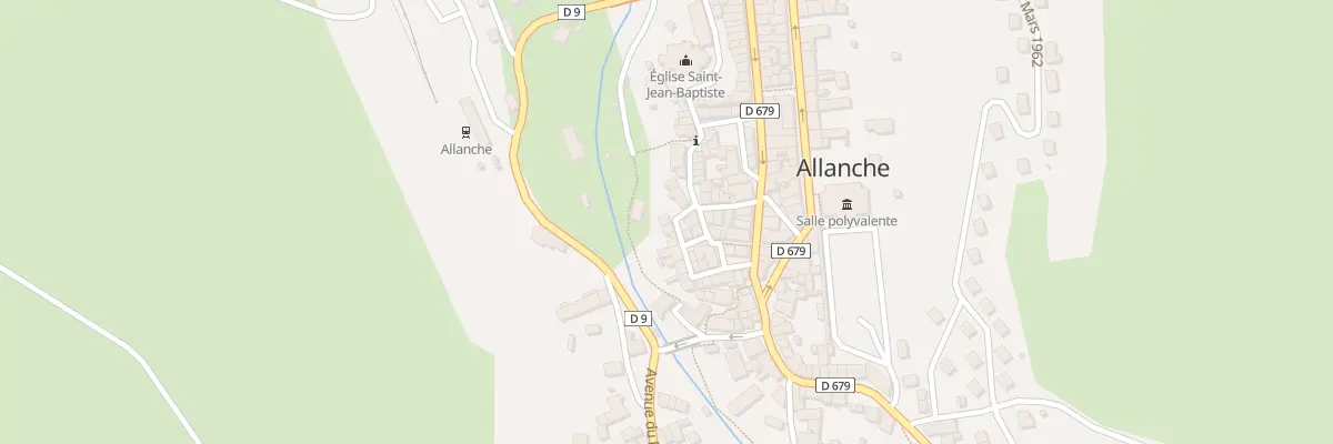 Plan du 1 Rue des Remparts à Allanche