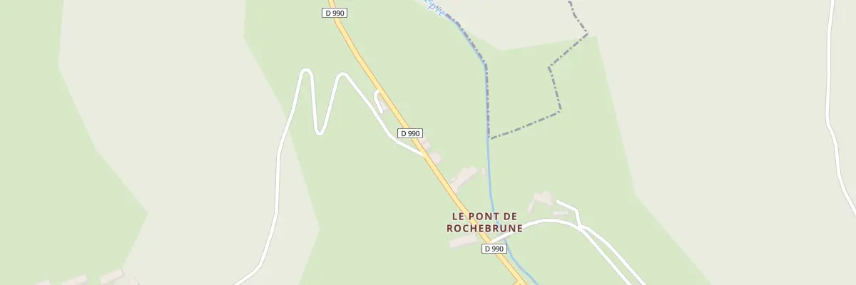 Plan du 5 Le Pont de Rochebrune à Neuvéglise-sur-Truyère
