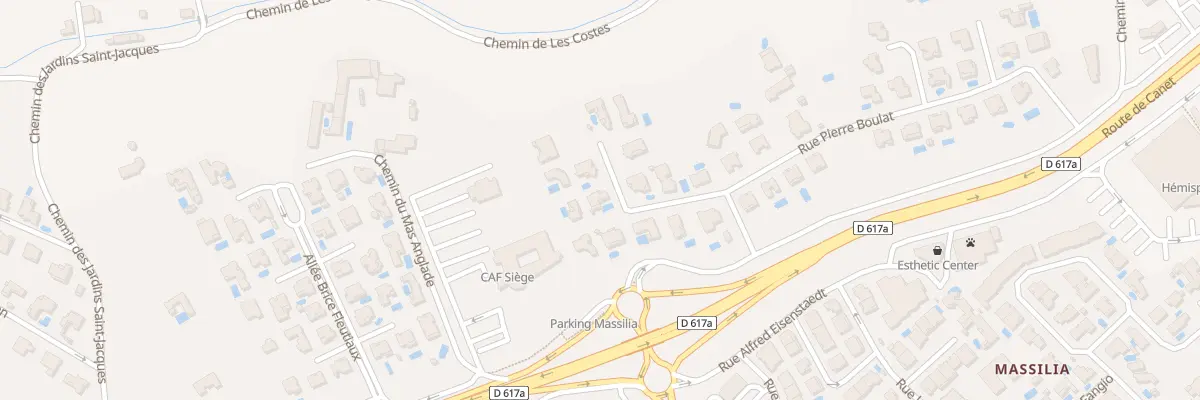 Plan du 33 Rue Pierre Boulat à Perpignan