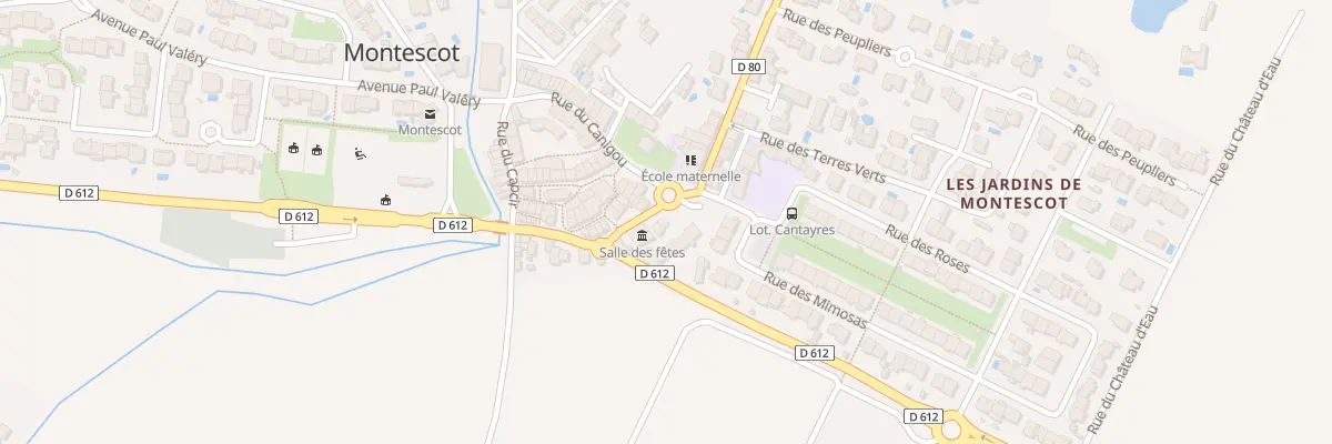 Plan du 6 Rue du Roussillon à Montescot