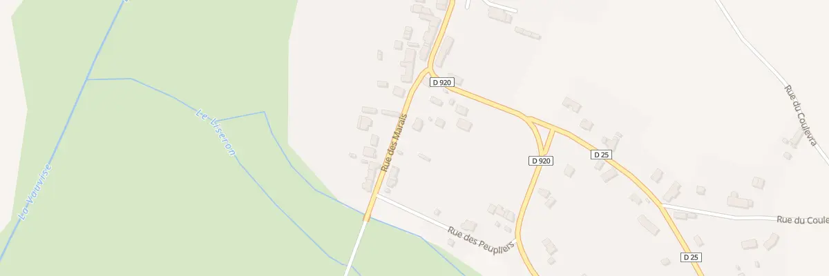 Plan du 1 Rue des Marais à Jussy-le-Chaudrier