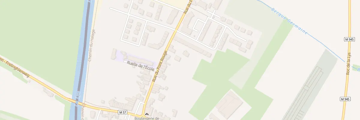 Plan du 31 Rue du Pont Rouge à Frelinghien