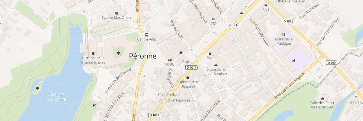 Plan du 4 Rue Louis XI à Péronne