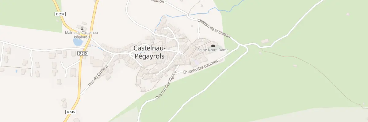 Plan du 5042 Castelnau à Castelnau-Pégayrols