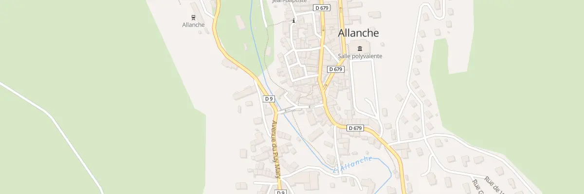 Plan du 9 Rue du Pont Romain à Allanche