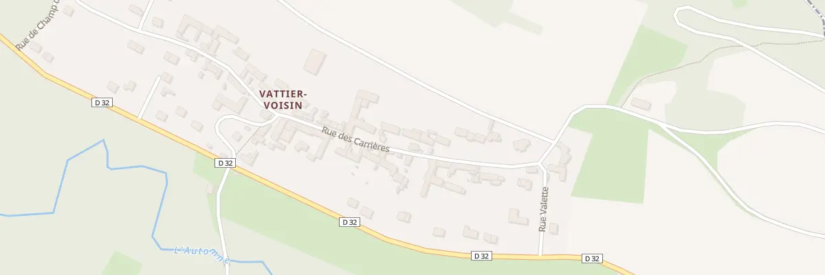 Plan du 14 Rue des Carrières à Fresnoy-la-Rivière