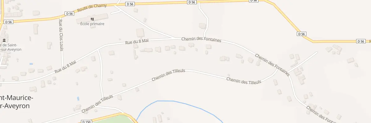 Plan du 6 Che des Fontaines à Saint-Maurice-sur-Aveyron