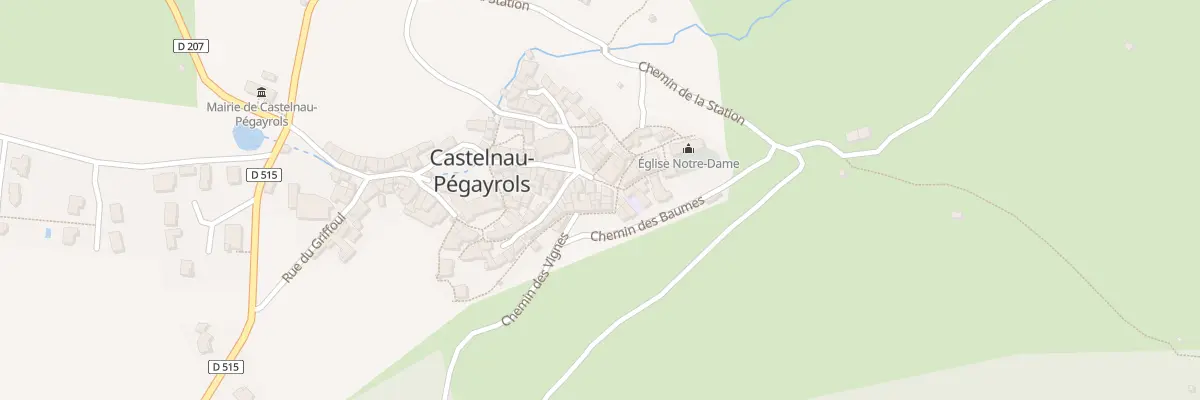 Plan du 5041 Castelnau à Castelnau-Pégayrols