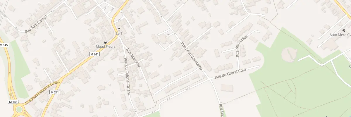 Plan du 40 Rue Léon Gambetta à Wavrin