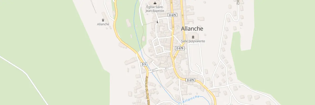 Plan du 6 Rue des Remparts à Allanche