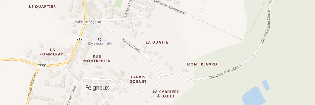 Plan du 5 Rue des Brebis à Feigneux