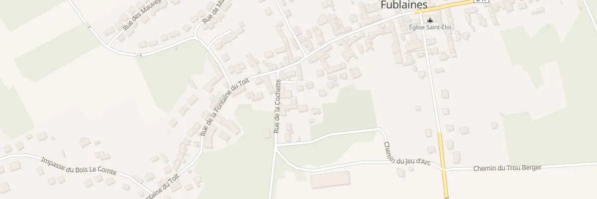 Plan du 55T Rue de la Fontaine du Toit à Fublaines