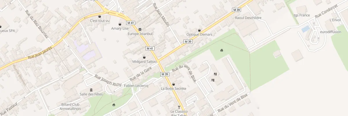 Plan du 2 Rue Roger Salengro à Annœullin