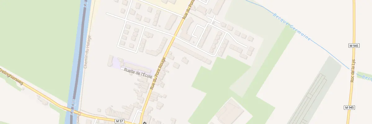 Plan du 39B Rue du Pont Rouge à Frelinghien