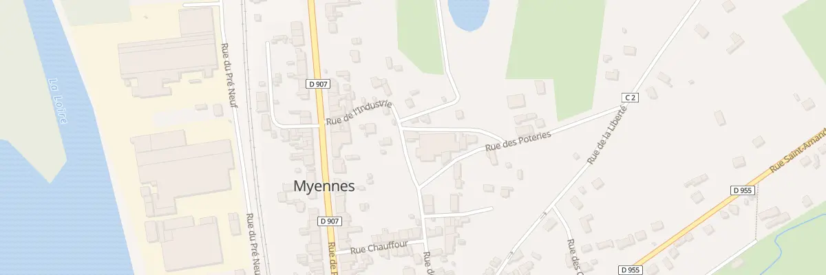 Plan du 20 Rue des Tuileries à Myennes