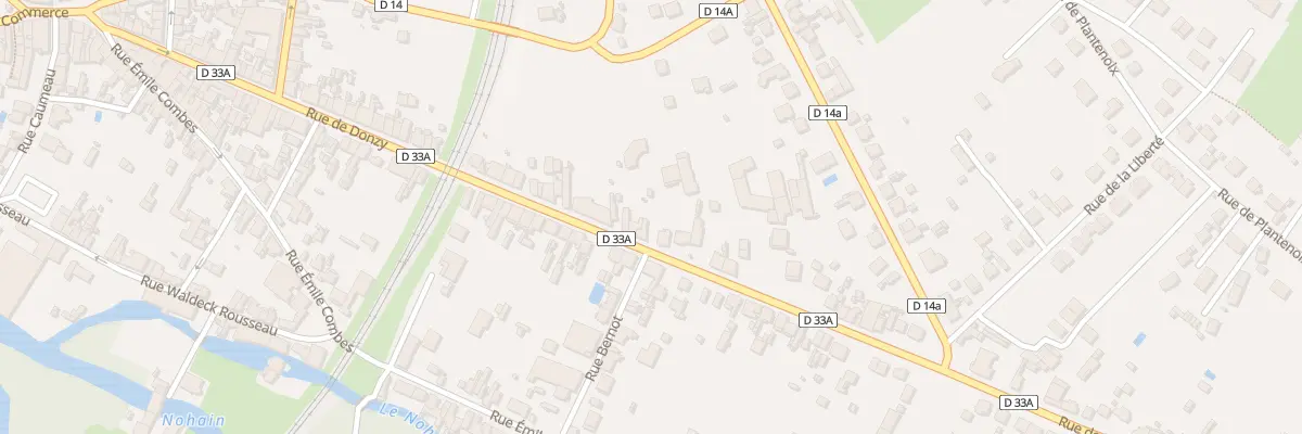 Plan du 87B Rue de Donzy à Cosne-Cours-sur-Loire