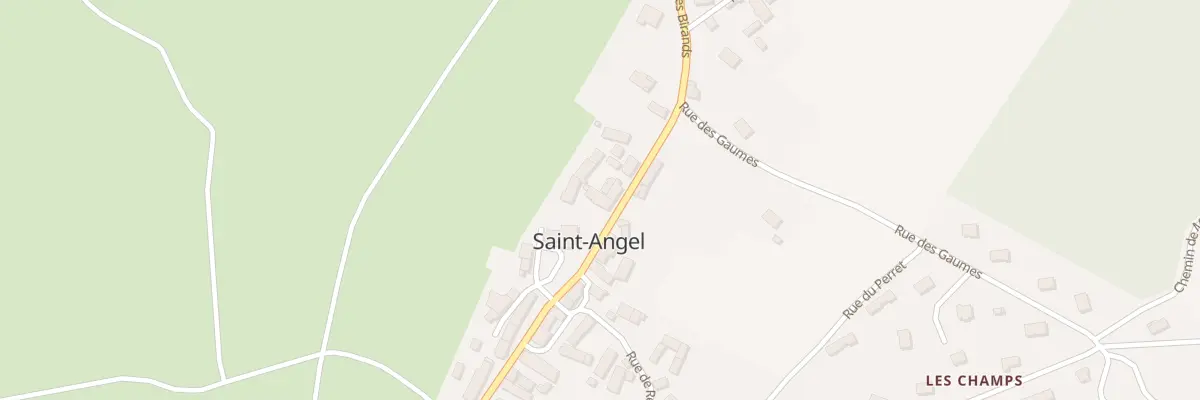 Plan du 12 Rue des Birands à Saint-Angel