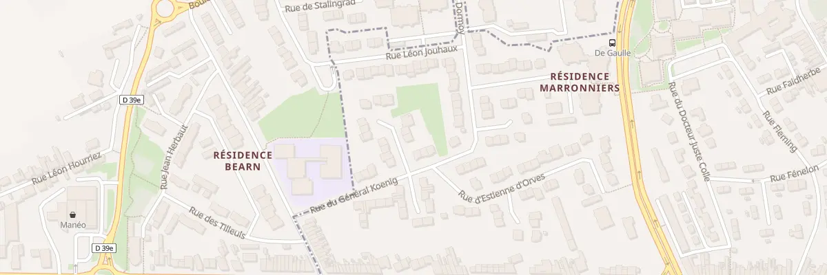 Plan du 30 Rue du Général Delestraint à Hénin-Beaumont