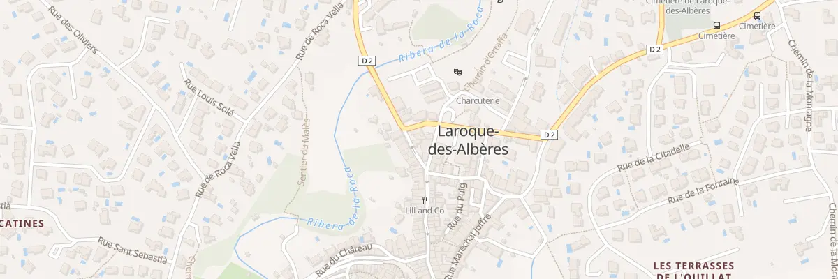 Plan du 9010 Rue de la Pompe à Laroque-des-Albères