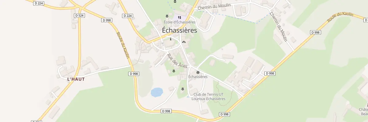 Plan du 5205 Le Bourg à Échassières