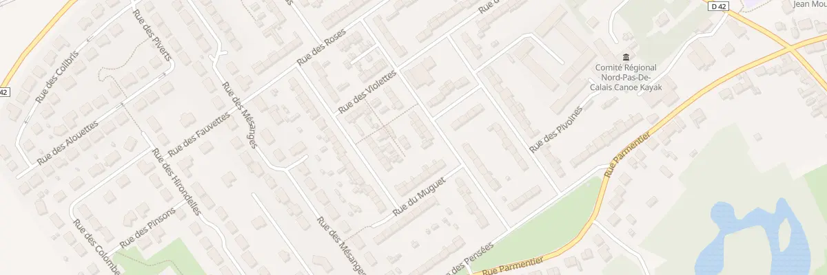 Plan du 15 Rue des Pervenches à Biache-Saint-Vaast