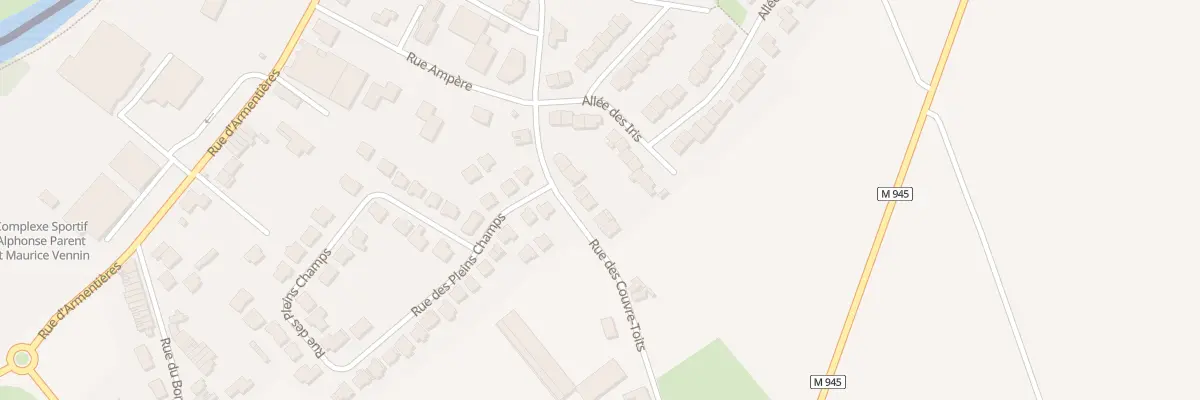 Plan du 25 Rue de Couvre Toits à Frelinghien