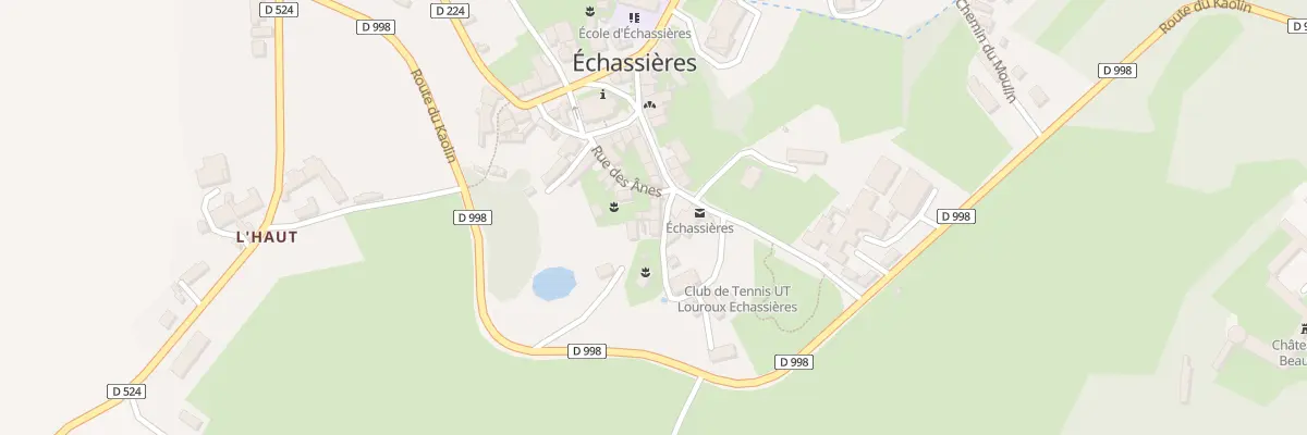 Plan du 5219 Le Bourg à Échassières