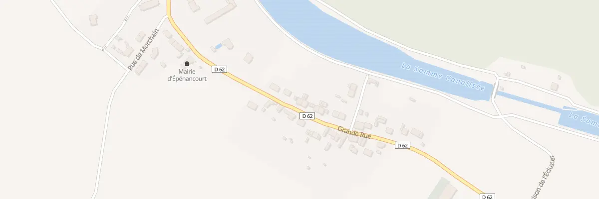 Plan du 25 Gr Grande Rue à Épénancourt