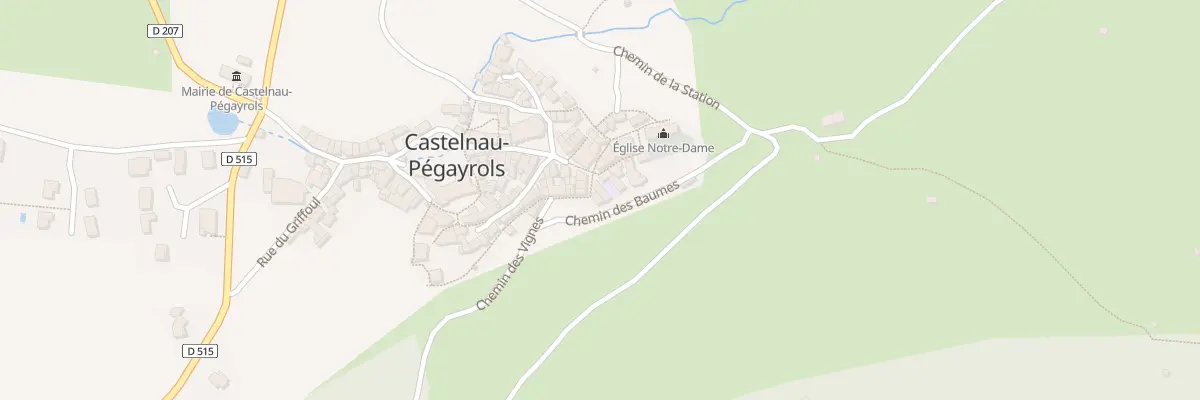 Plan du 5030 Castelnau à Castelnau-Pégayrols