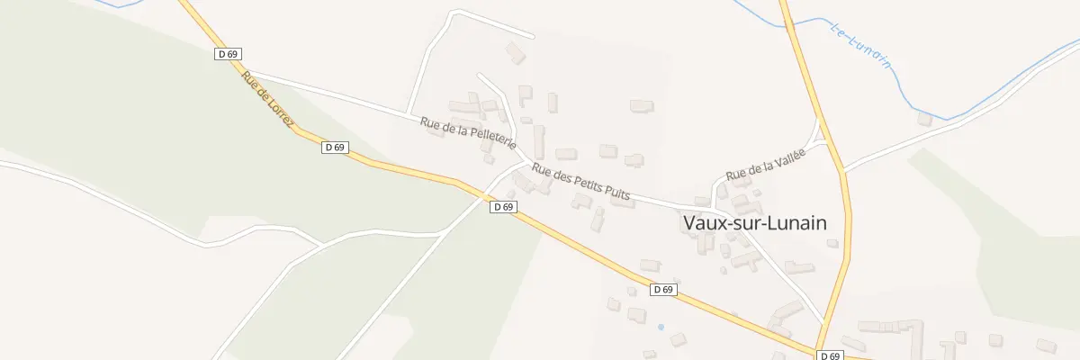 Plan du 13 Rue des Petits Puits à Vaux-sur-Lunain