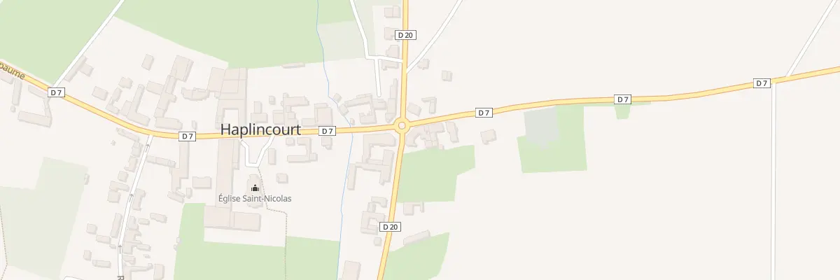 Plan du 3 Rue de Bapaume à Haplincourt