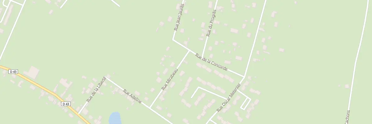 Plan du 10 Rue Mirabeau à Sancoins