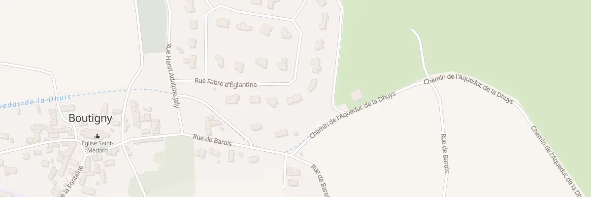 Plan du 12 Rue Fabre d’Eglantine à Boutigny