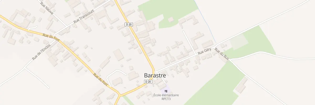 Plan du 2 Rue Goudemand à Barastre