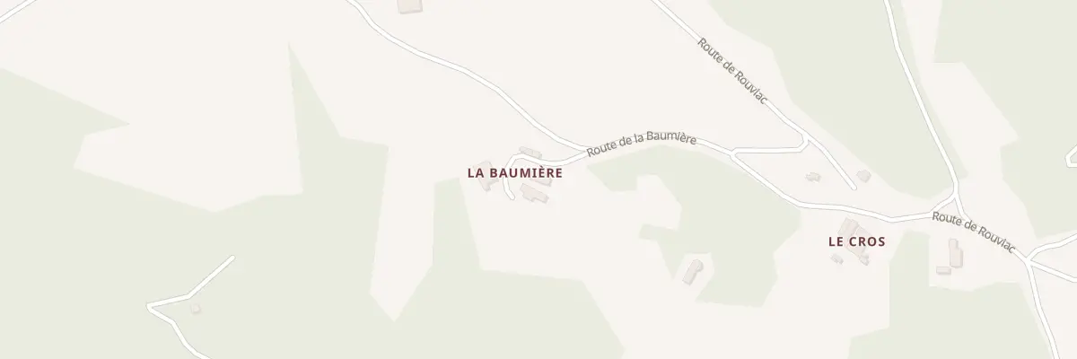 Plan du 5187 La Baumiere à Castelnau-Pégayrols