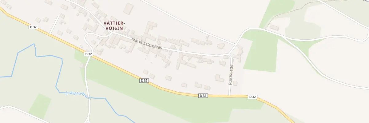 Plan du 13 Rue des Carrières à Fresnoy-la-Rivière