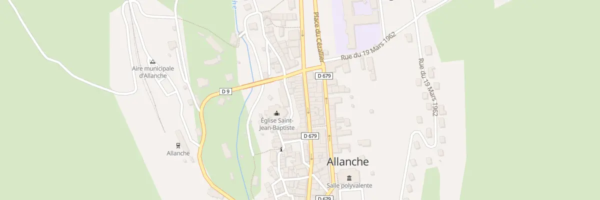 Plan du 8 Pl de l’Eglise à Allanche