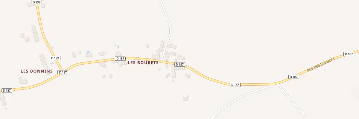 Plan du 2 Rue des Buissons à Herry