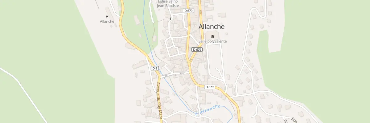 Plan du 1 Pl St Jean à Allanche
