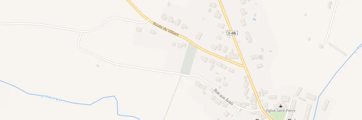Plan du 9B Rte de Vilbert à Bernay-Vilbert