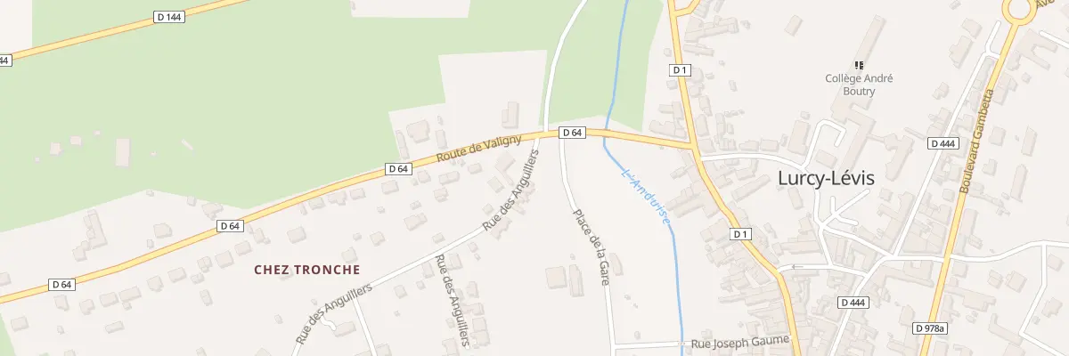 Plan du 1 Rue des Anguillers à Lurcy-Lévis