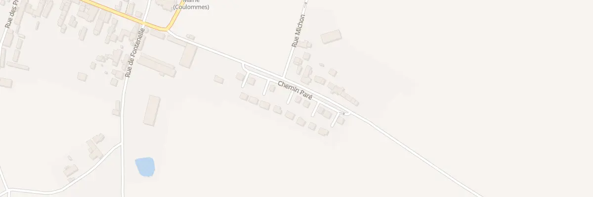 Plan du 36 Che Paré à Coulommes
