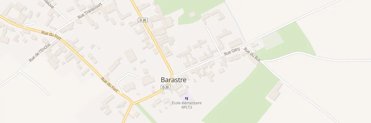 Plan du 1 Rue Géry à Barastre