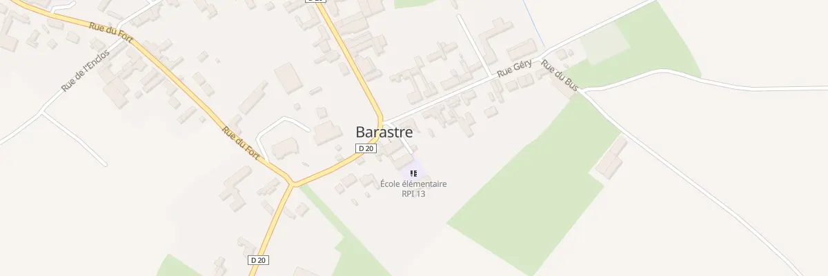 Plan du 12 Rue Géry à Barastre