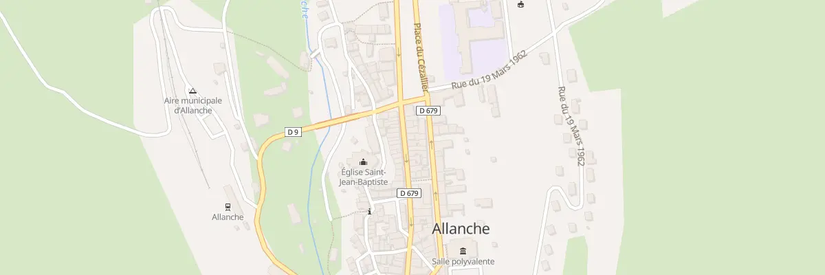 Plan du 8 Gr Grande Rue Abbe de Pradt à Allanche