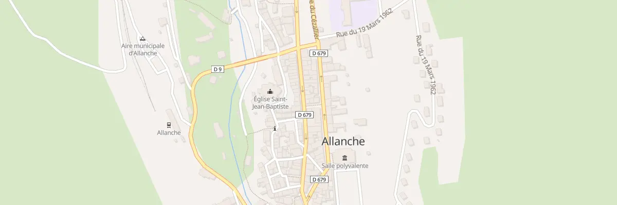 Plan du 22 Gr Grande Rue Abbe de Pradt à Allanche