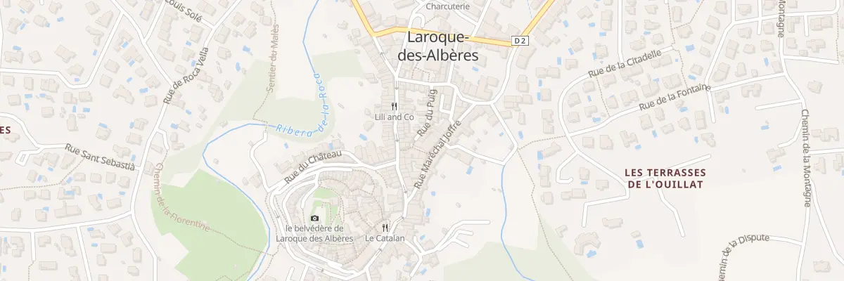 Plan du 2 Rue du Puig à Laroque-des-Albères