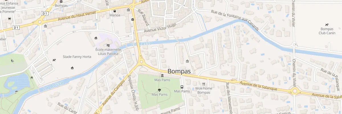 Plan du 10 Av de la Salanque à Bompas
