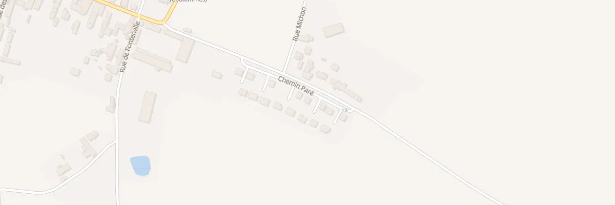 Plan du 38 Che Paré à Coulommes