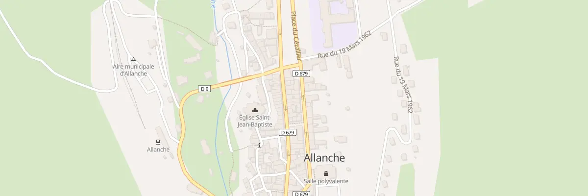 Plan du 10 Gr Grande Rue Abbe de Pradt à Allanche